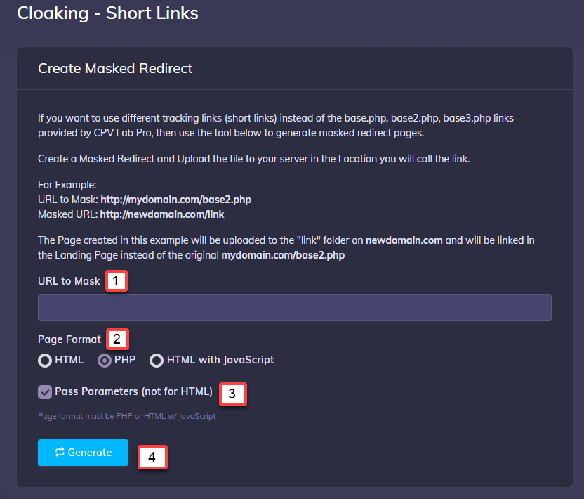 Create Short Links