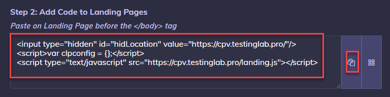ClickFunnels Tracking code