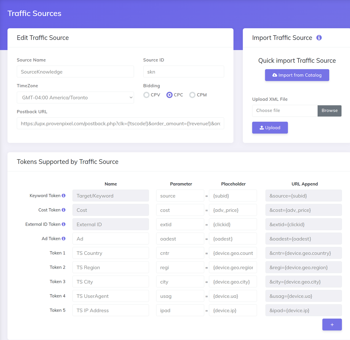 SourceKnowledge import