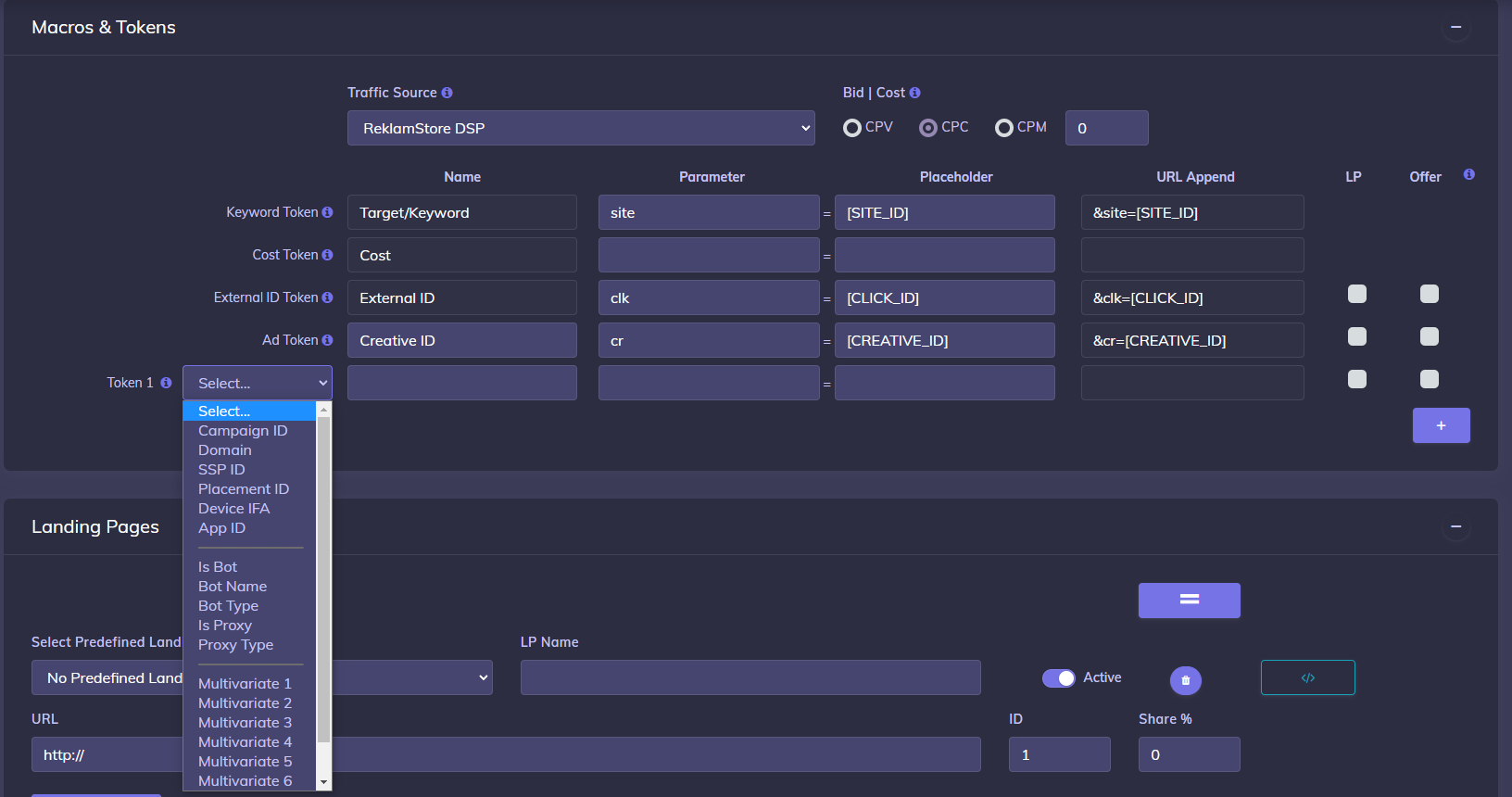 ReklamStore DSP Campaign