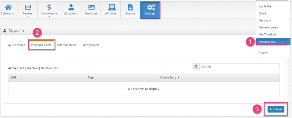 BuyGoods postback URL