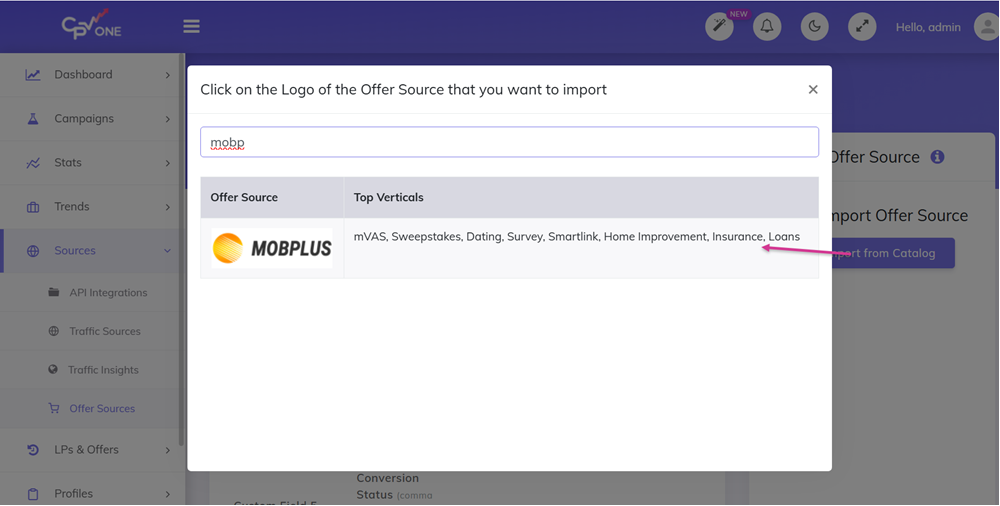 Mobplus in CPV Lab | CPV One catalog
