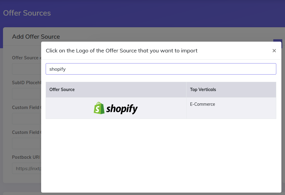 Shopify import in CPV Lab Pro